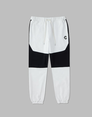 CRONOS SWITCHING FLEECE LONGPANTS【WHITE】