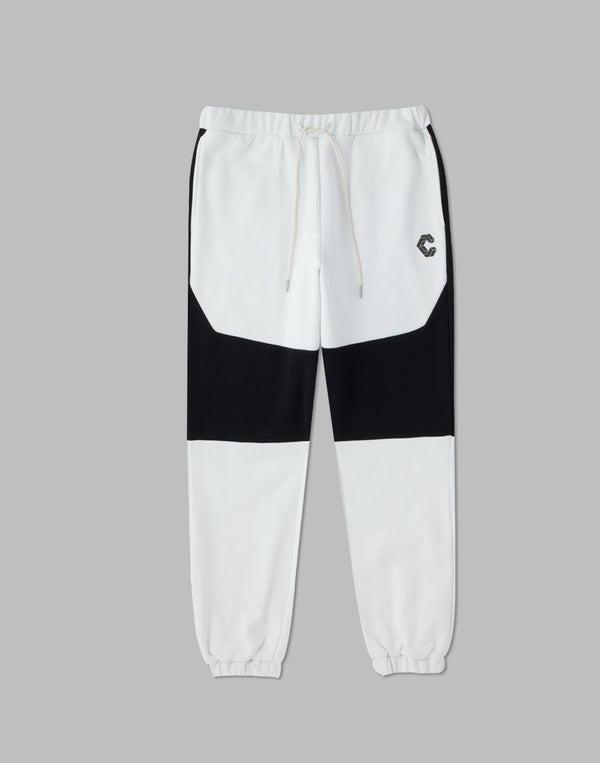 CRONOS SWITCHING FLEECE LONGPANTS【WHITE】