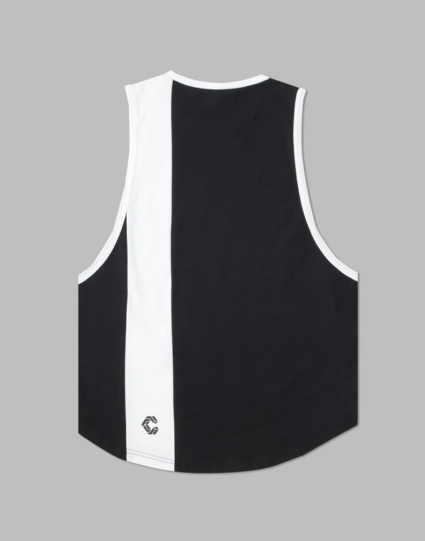 CRONOS VERTICAL LOGO SLEEVELESS【BLACK】