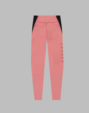CRONOS WOMEN SWITCHED LEGGINGS【PINK】
