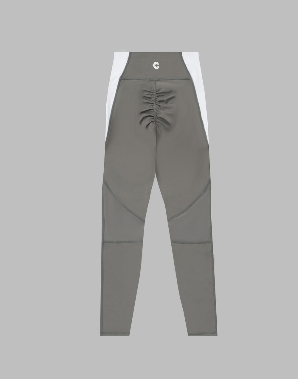 CRONOS WOMEN SWITCHED LEGGINGS【GRAY】