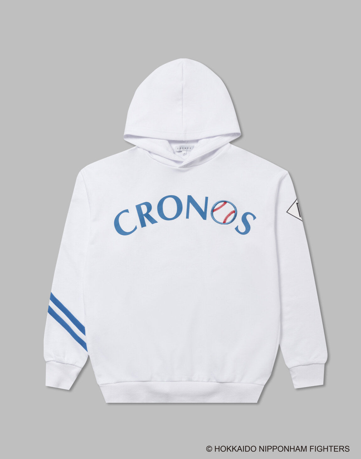 CRONOS×FIGHTERS HOODIE【WHITE】 – クロノス CRONOS Official Store