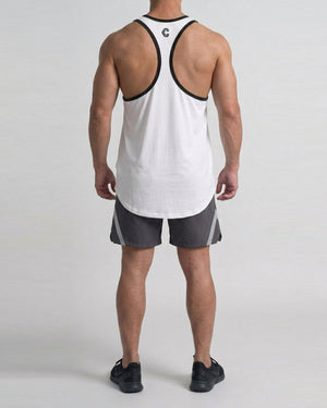 CRONOS STRINGER TANK TOP【WHITE】