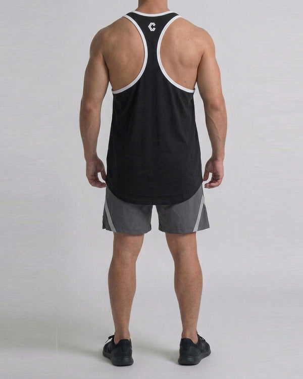 CRONOS STRINGER TANK TOP【BLACK】