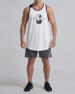 CRONOS STRINGER TANK TOP【WHITE】