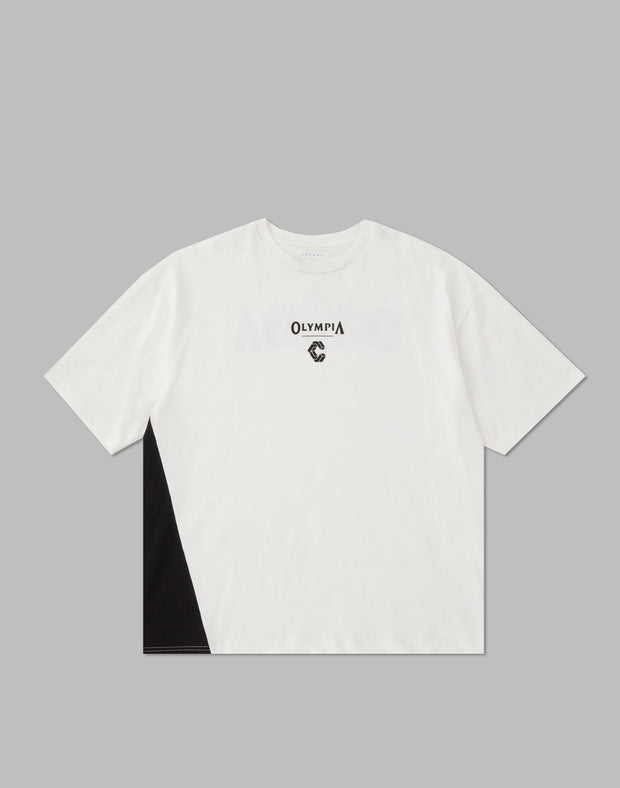 CRONOS×OLYMPIA OVERSIZE T-SHRITS【WHITE】 - クロノス CRONOS