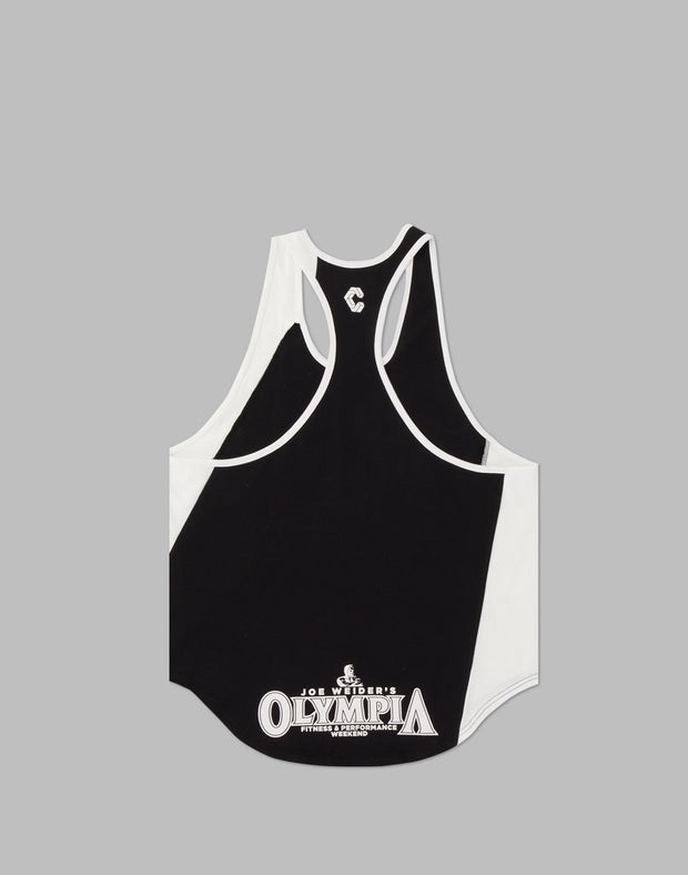 CRONOS×OLYMPIA STRINGER TANKTOP【BLACK】 - クロノス CRONOS