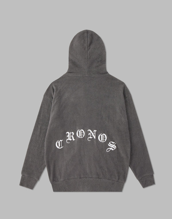 CRONOS ROOM 黑色字母LOGO連帽衛衣 [C.GRAY]