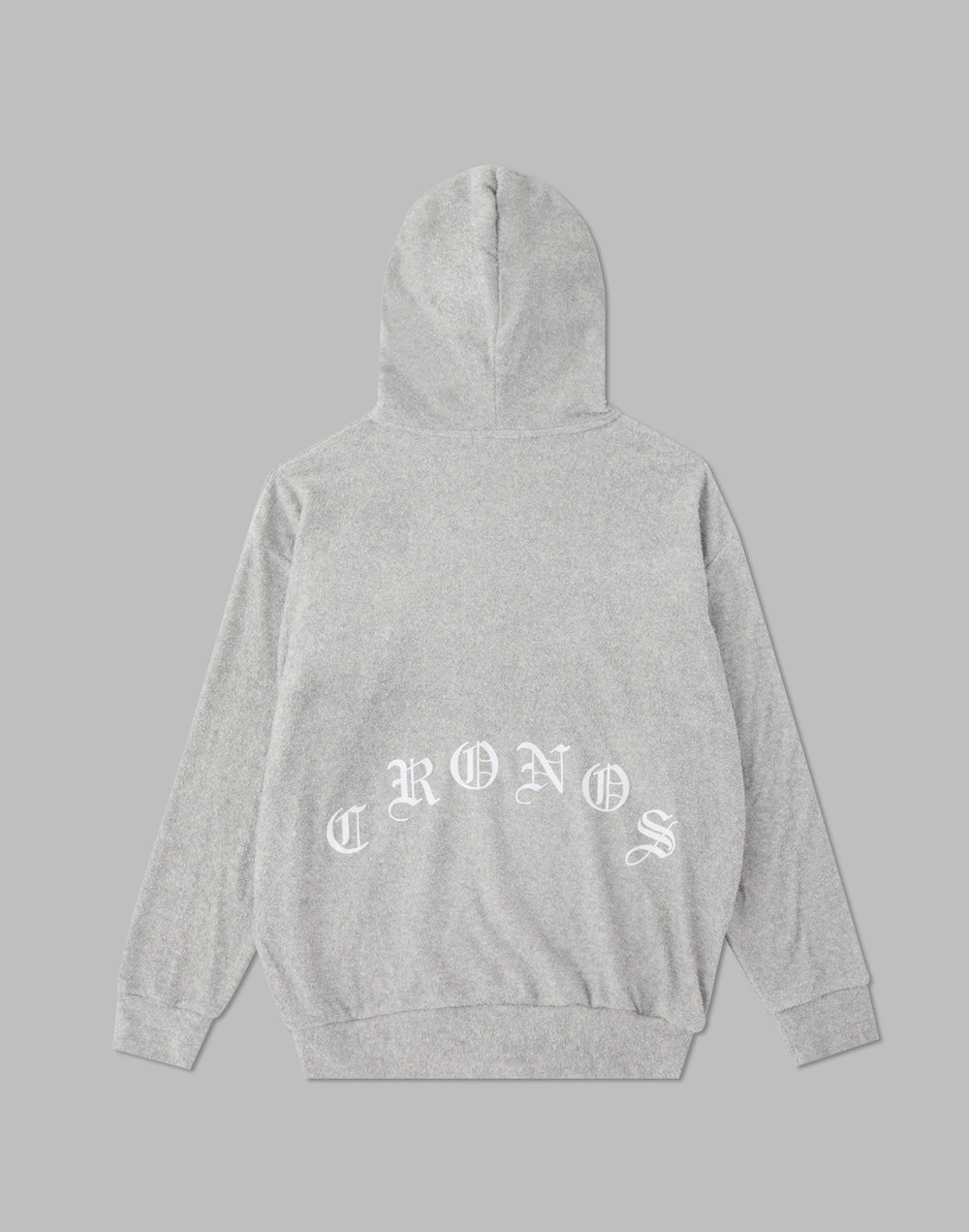 CRONOS ROOM 黑色字母LOGO連帽衫 [灰色]