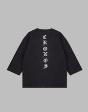 CRONOS ROOM BLACK LETTER LOGO T-SHIRTS【BLACK】