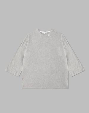 CRONOS ROOM BLACK LETTER LOGO T-SHIRTS【GRAY】
