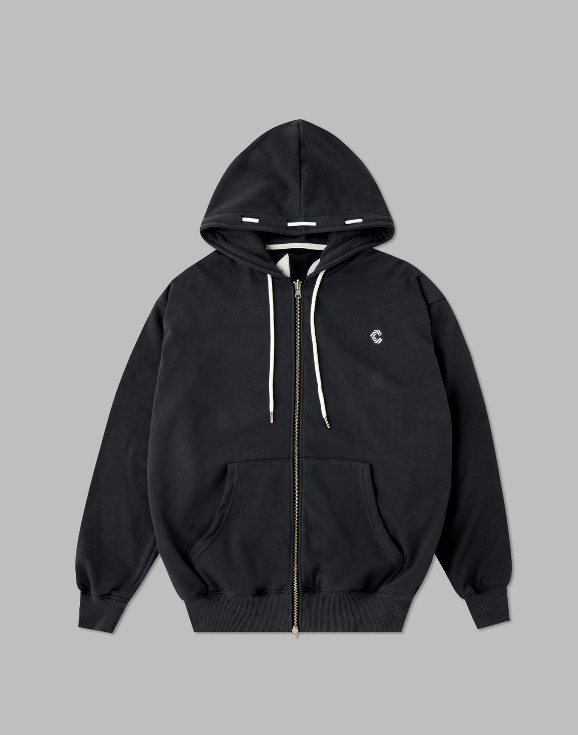 CRONOS ROOM LOGO EMBROIDERY HOODIE【BLACK】 – クロノス CRONOS Official Store