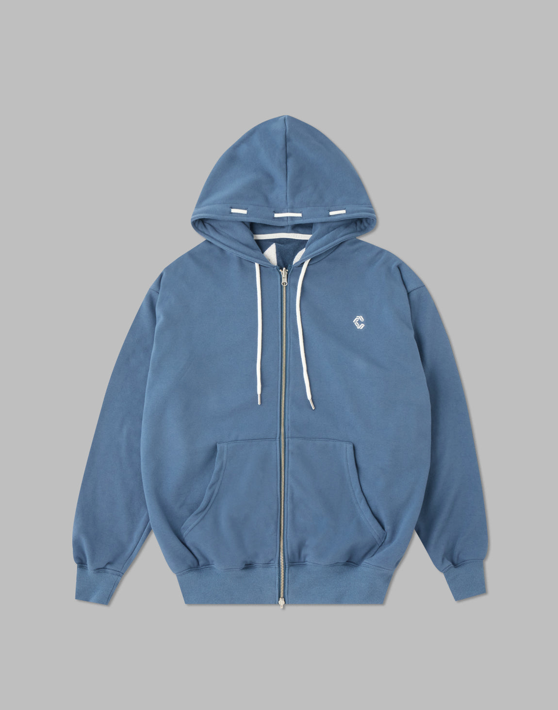 CRONOS ROOM LOGO EMBROIDERY HOODIE【BLUE】 – クロノス CRONOS Official Store