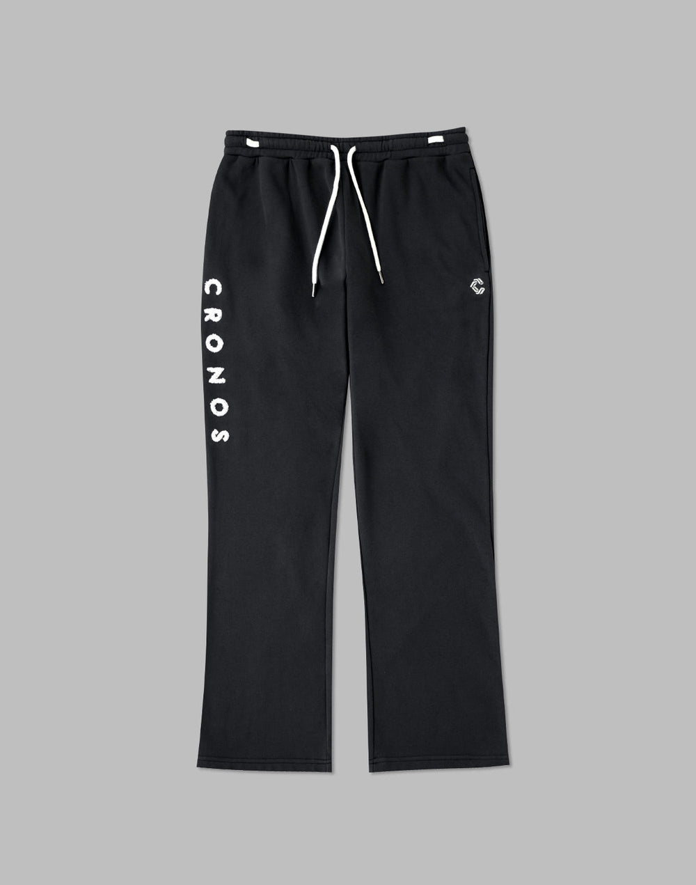 CRONOS ROOM LOGO EMBROIDERY PANTS【BLACK】