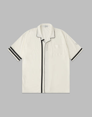 CRONOS ROOM OPEN COLLAR SHIRT【WHITE】