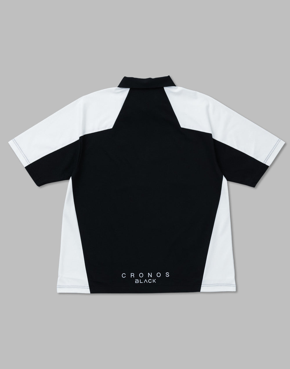 CRONOS BLACK 拼色polo衫【黑色】