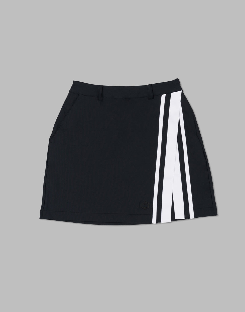 CRONOS BLACK active skirt [BLACK×WHITE]