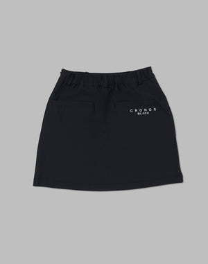 CRONOS BLACK active skirt [BLACK×WHITE]