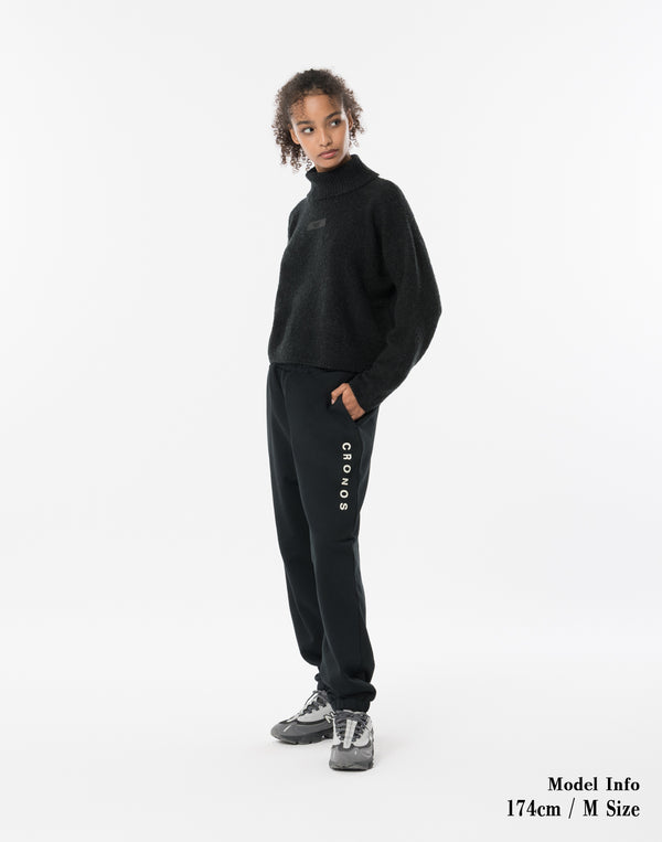 CRONOS WOMEN Soft Touch Turtleneck [BLACK]