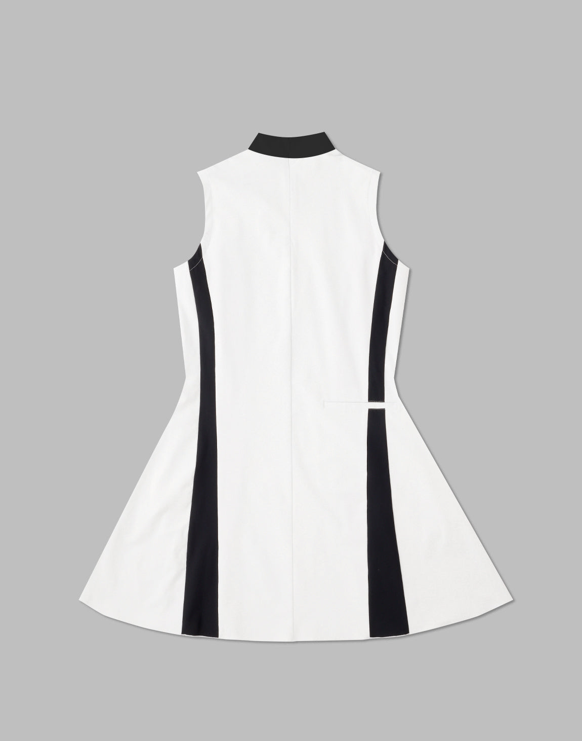 CRONOS BLACK LINE DRESS【WHITE】