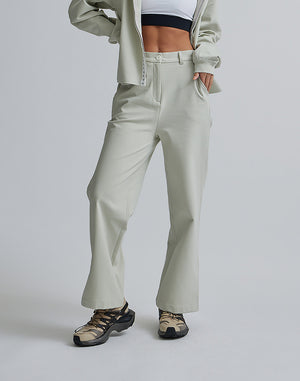 CRONOS WOMEN EASY CARE STRETCH PANTS【BEIGE】