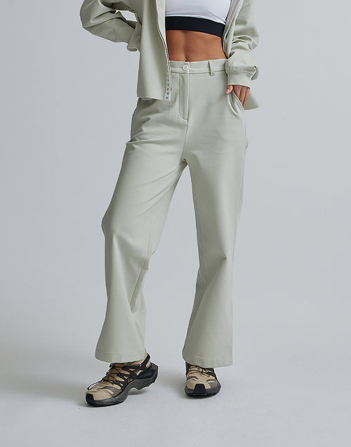 CRONOS WOMEN EASY CARE STRETCH PANTS【BEIGE】