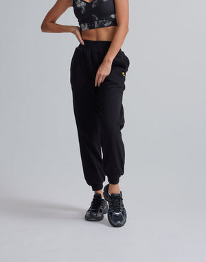 CRONOS WOMEN RELAXING JOGGER PANTS【BLACK】