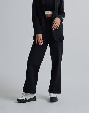 CRONOS WOMEN EASY CARE STRETCH PANTS【BLACK】