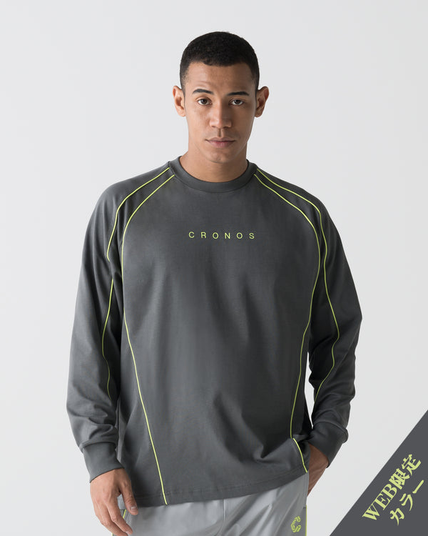 CRONOS ELEMENT L/S TEE【D.GRAY】