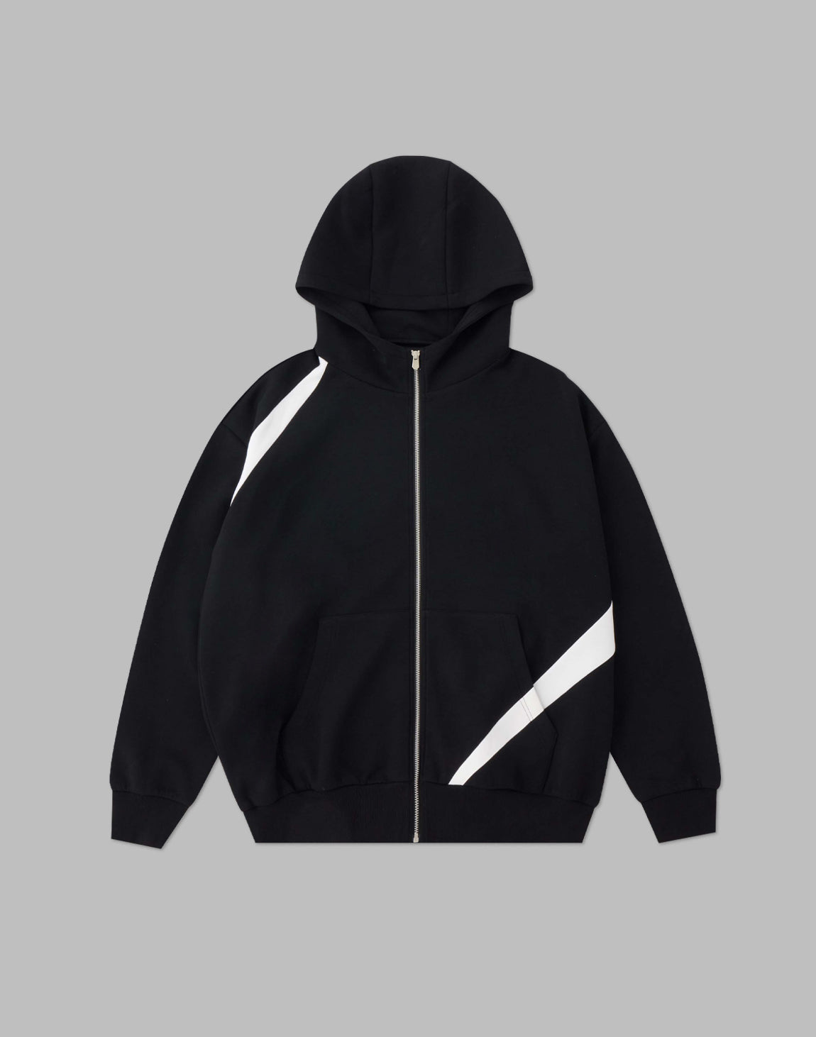 CRONOS GEO LINE ZIP HOODIE【BLACK】 – クロノス CRONOS Official Store