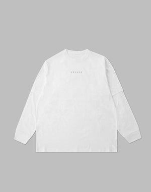 CRONOS 浮雕LOGO長袖 [白色]