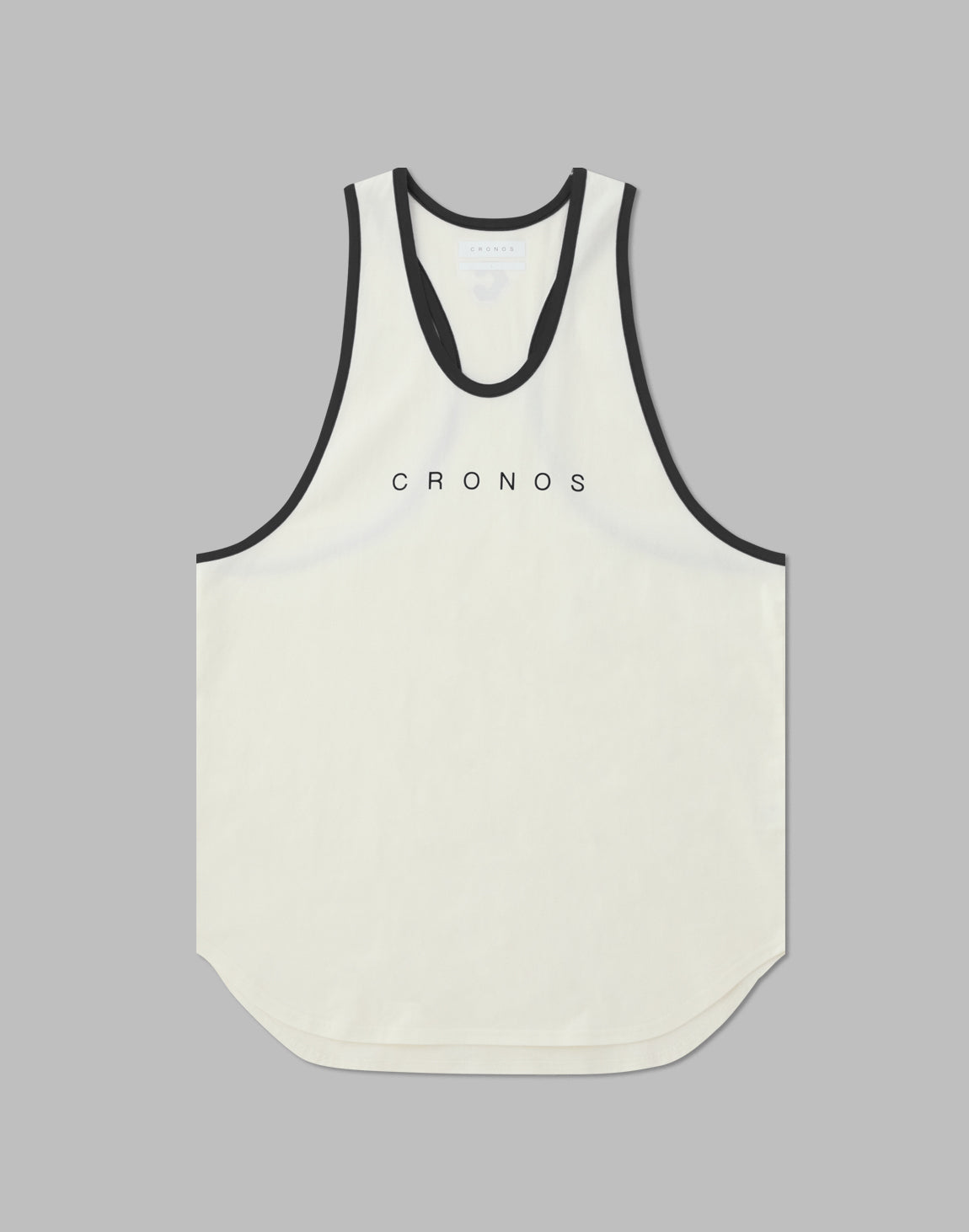 CRONOS STRINGER TANKTOP【WHITE×BLACK】 – クロノス CRONOS Official Store