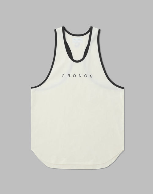 CRONOS STRINGER 背心 [白×黑]