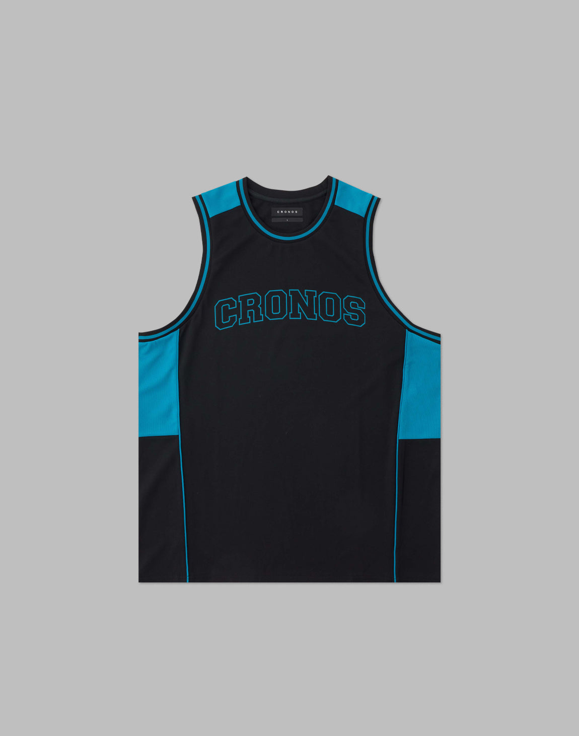 CRONOS BACK MESH TANKTOP【BLACK×BLUE】 – クロノス CRONOS Official Store