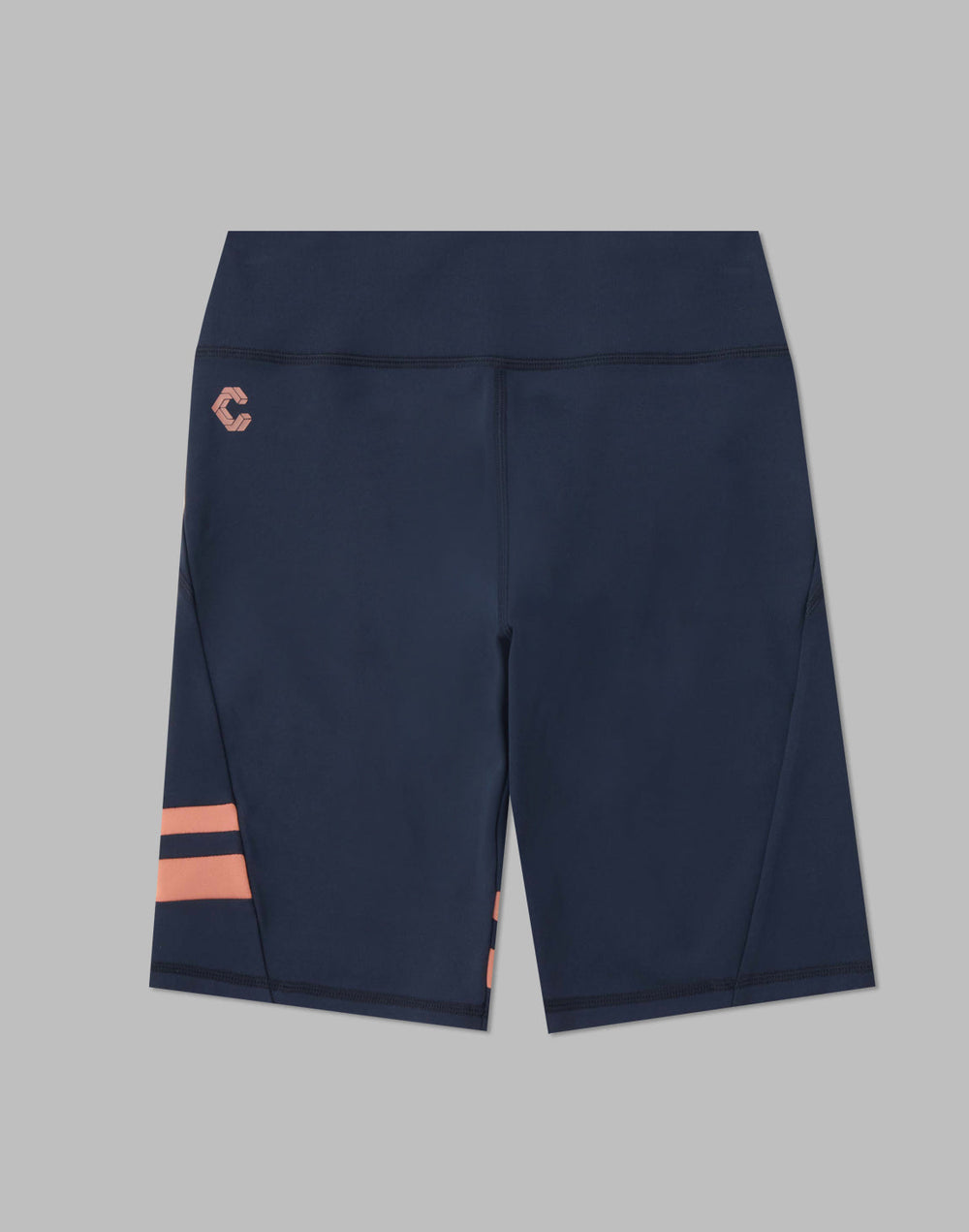 CRONOS WOMEN BY COLOR SHORT LEGGINGS【NAVY】