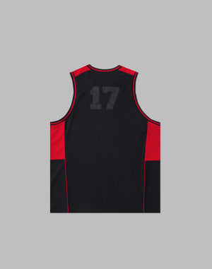 CRONOS BACK MESH TANKTOP [BLACK×RED]