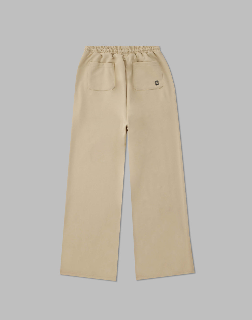 CRONOS WOMEN JERSEY WIDE PANTS【BEIGE】