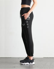 CRONOS×IRAL LOGO BASIC PANTS【BLACK】【UNISEX ITEM】