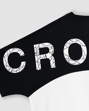 CRONOS BACK LOGO DOLMAN S/S TEE【BLACK×WHITE】