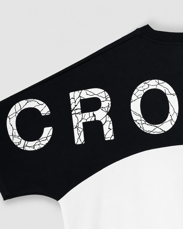 CRONOS BACK LOGO DOLMAN S/S TEE【BLACK×WHITE】