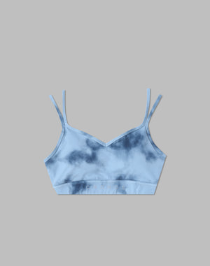 CRONOS WOMEN TIE DYE BRA【BLUE】