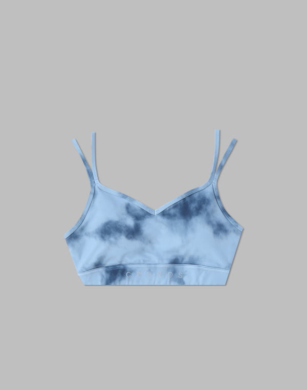 CRONOS WOMEN TIE DYE BRA【BLUE】