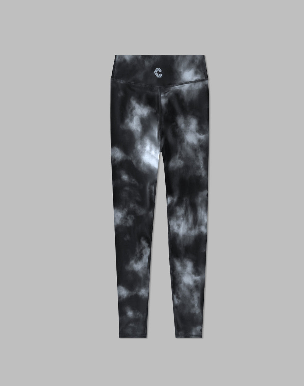 CRONOS WOMEN TIE DYE LEGGINGS【BLACK】