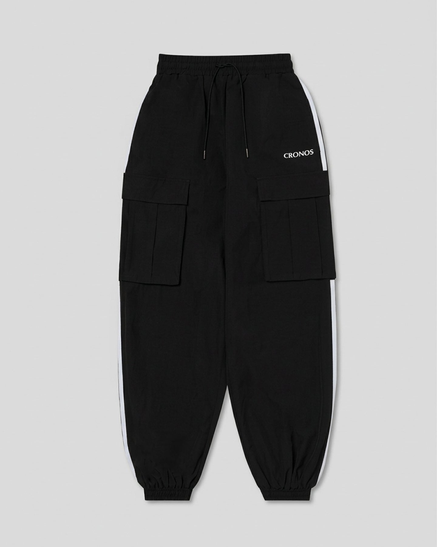CRONOS WOMEN STRETCH CARGO PANTS【BLACK】