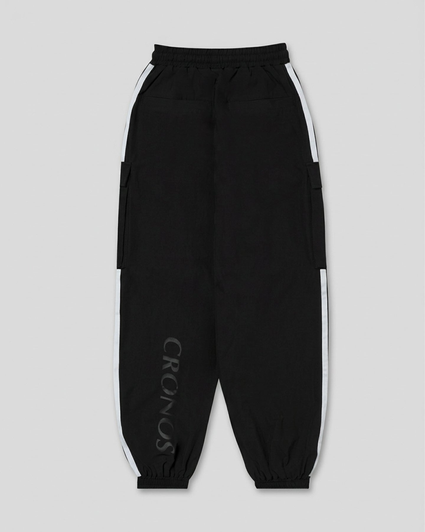 CRONOS WOMEN STRETCH CARGO PANTS【BLACK】