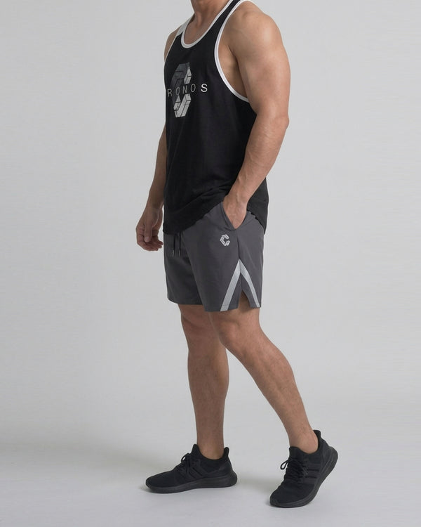 CRONOS STRINGER TANK TOP【BLACK】