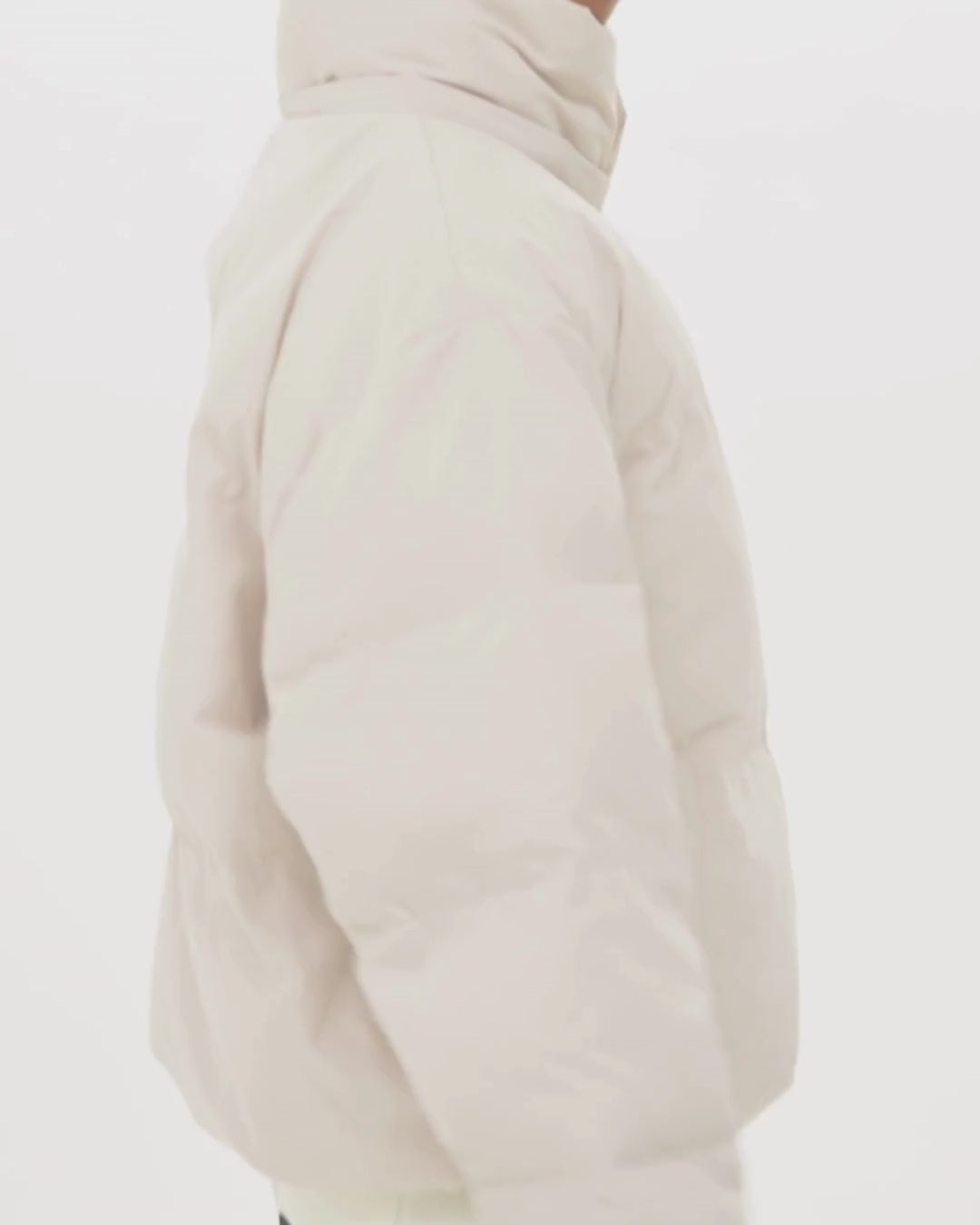 【美品】クロノス cronos MA-1 ジャケット　ブルゾン ホワイト CRONOS WOMEN Lightweight Hooded Blouson【WHITE】