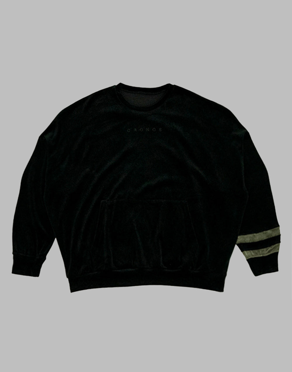 CRONOS ROOM SOFT VELOR LONGSLEEVE【BLACK】