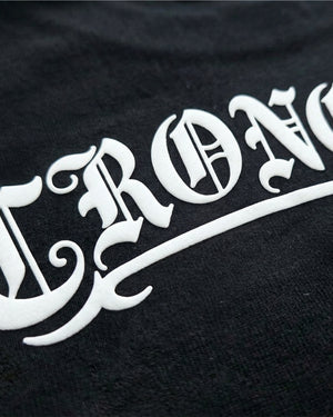 CRONOS BLACKLETTER S/S TEE【BLACK】