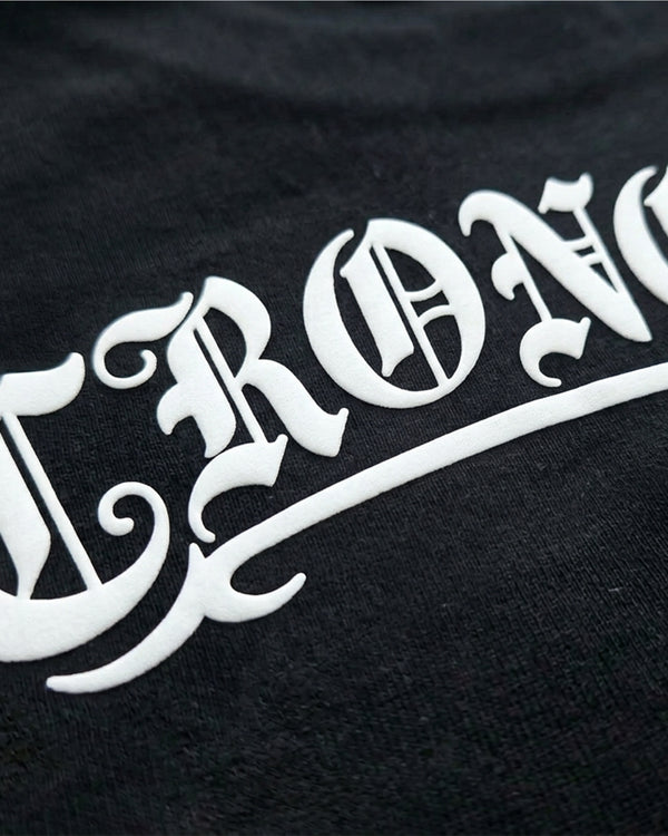 CRONOS BLACKLETTER S/S TEE【BLACK】